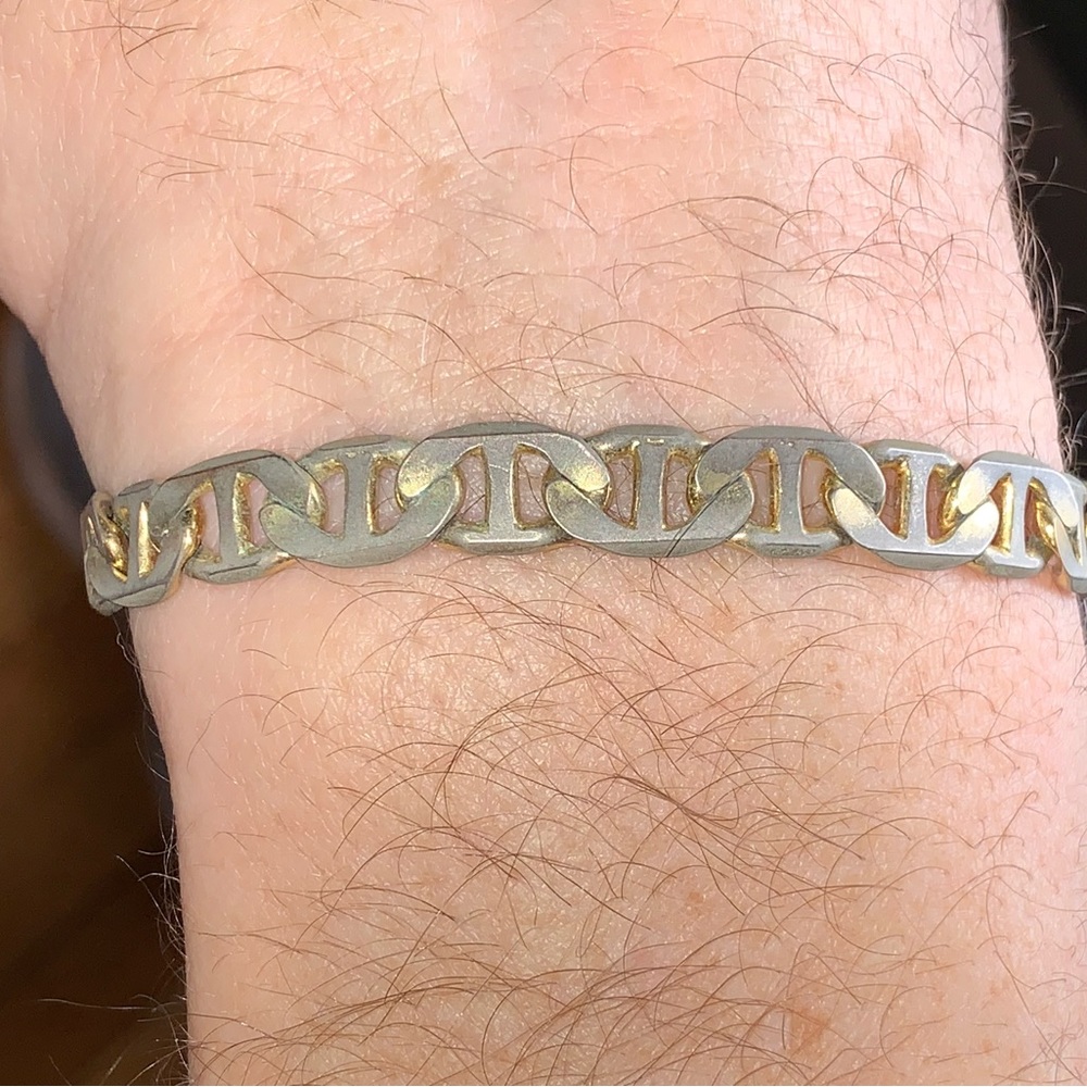 14KGP UNISEX 8” GOLD BRACELET